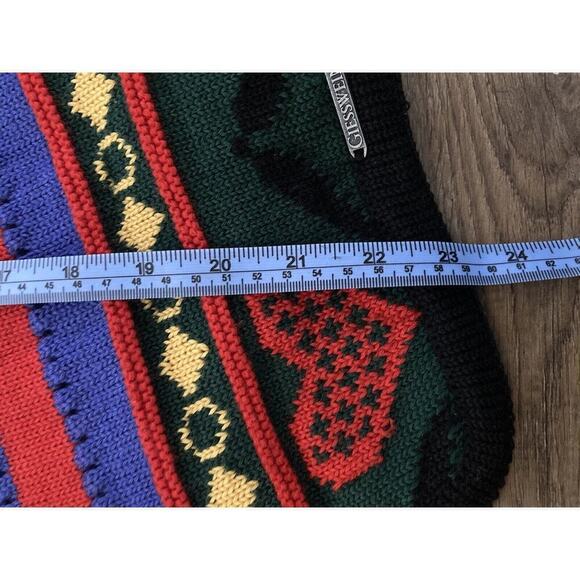 Giesswein Austria New Pure Wool Folk Artsy Knit Vest Women’s Size Medium Heart - Picture 9 of 11